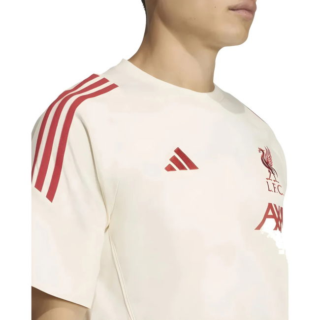 2025-2026 Liverpool Training Tee (White) (M.Salah 11) (Fan Favorite)
