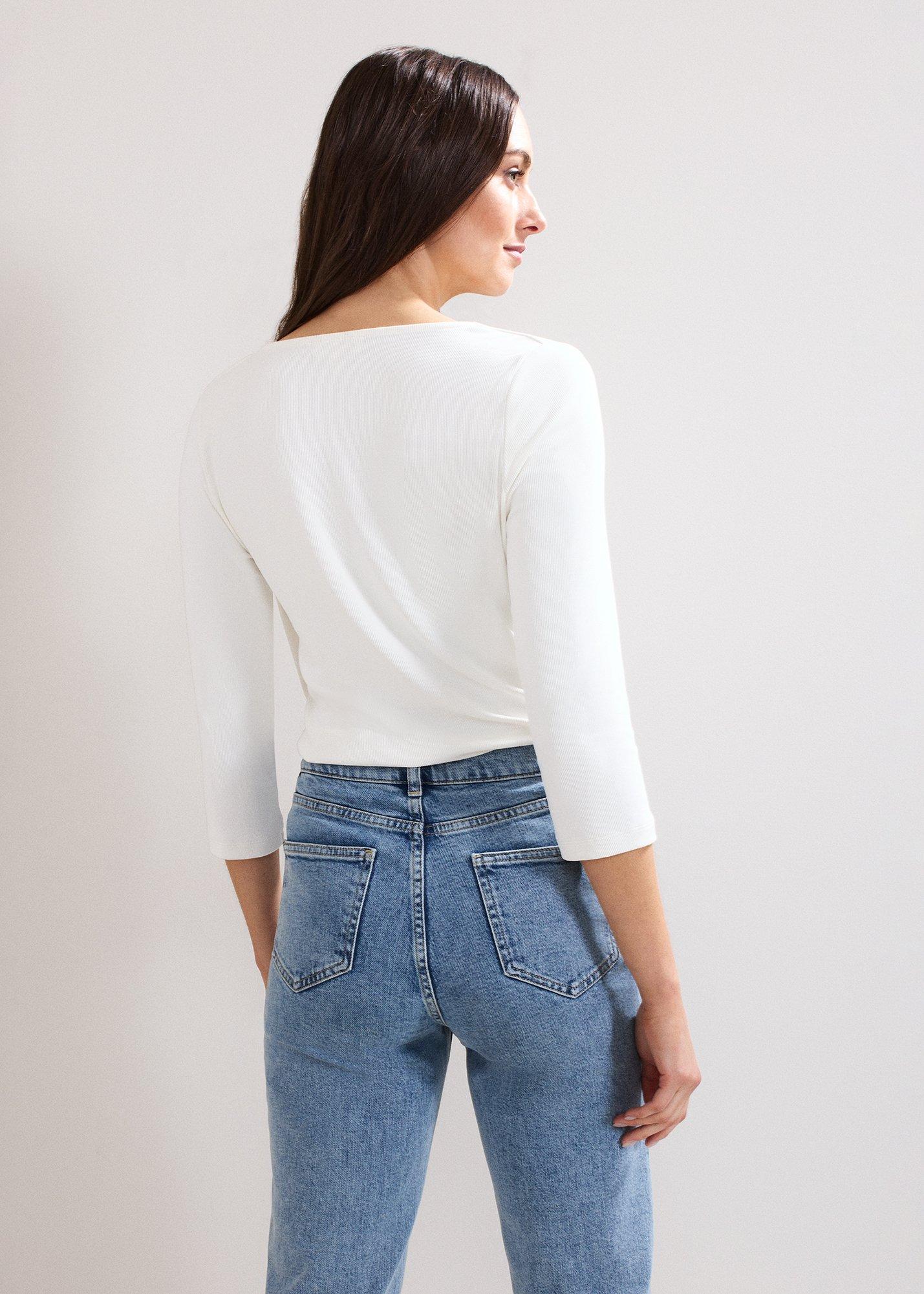Sutton Drape Rib Top