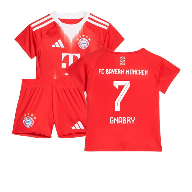 Bayern Munich 2025-2026 Home Soccer Jersey (Gnabry 7) | Elite