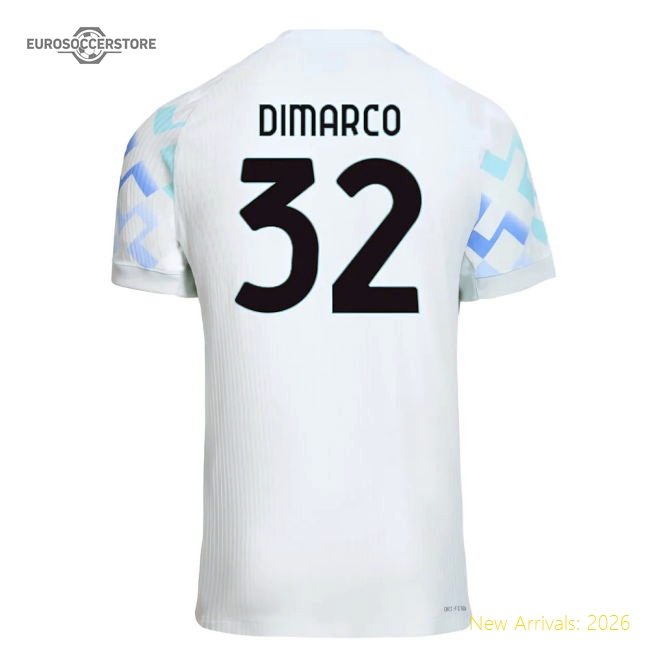 2025-2026 Inter Milan Authentic Away Shirt (dimarco 32)