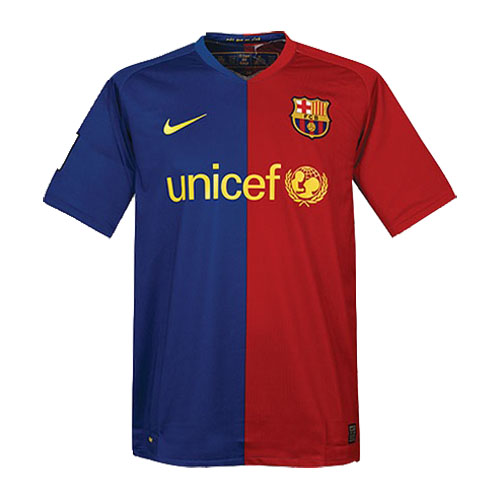 High Quality Elite Series Barca 0809 BARCELONA RETRO HOME SHIRT