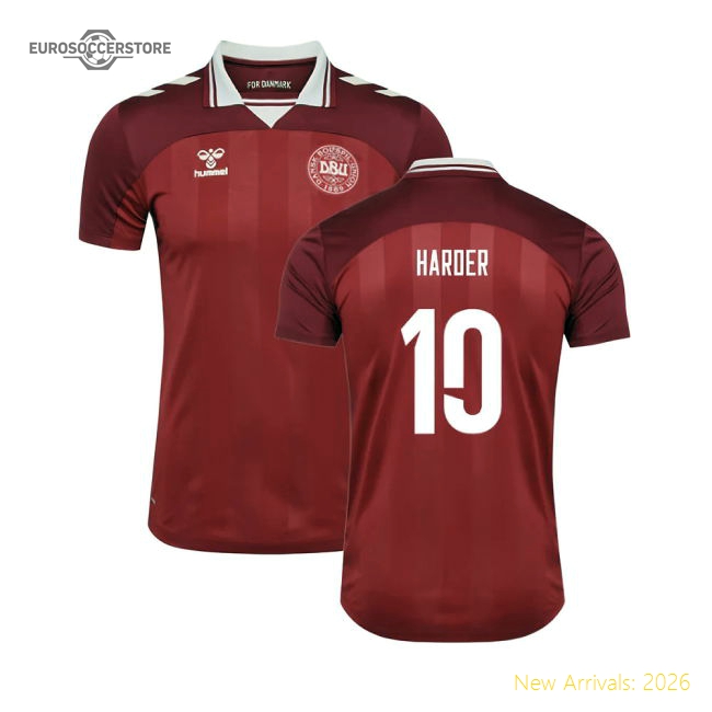 2025-2026 Denmark Womens Team Home Shirt (Ladies) (Harder 10)