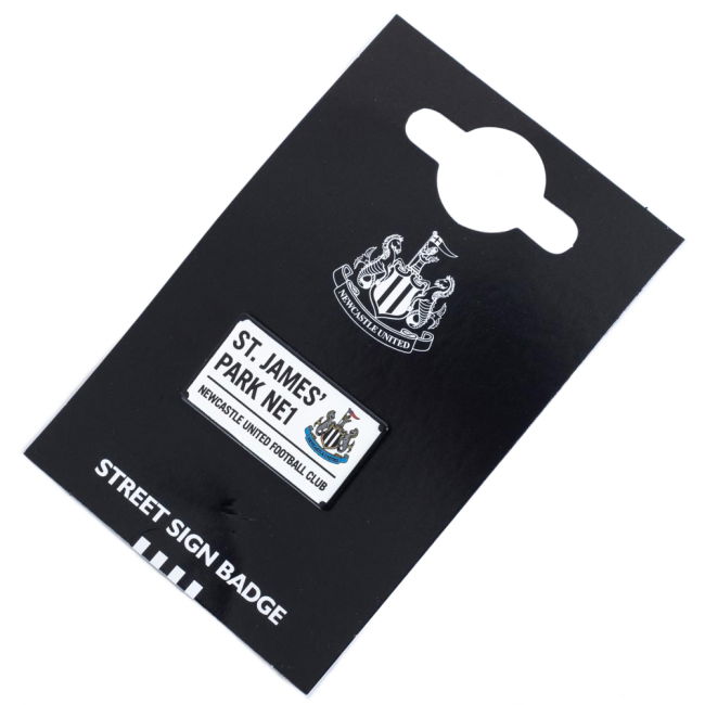 Newcastle United FC Street Sign Badge (Match Day)