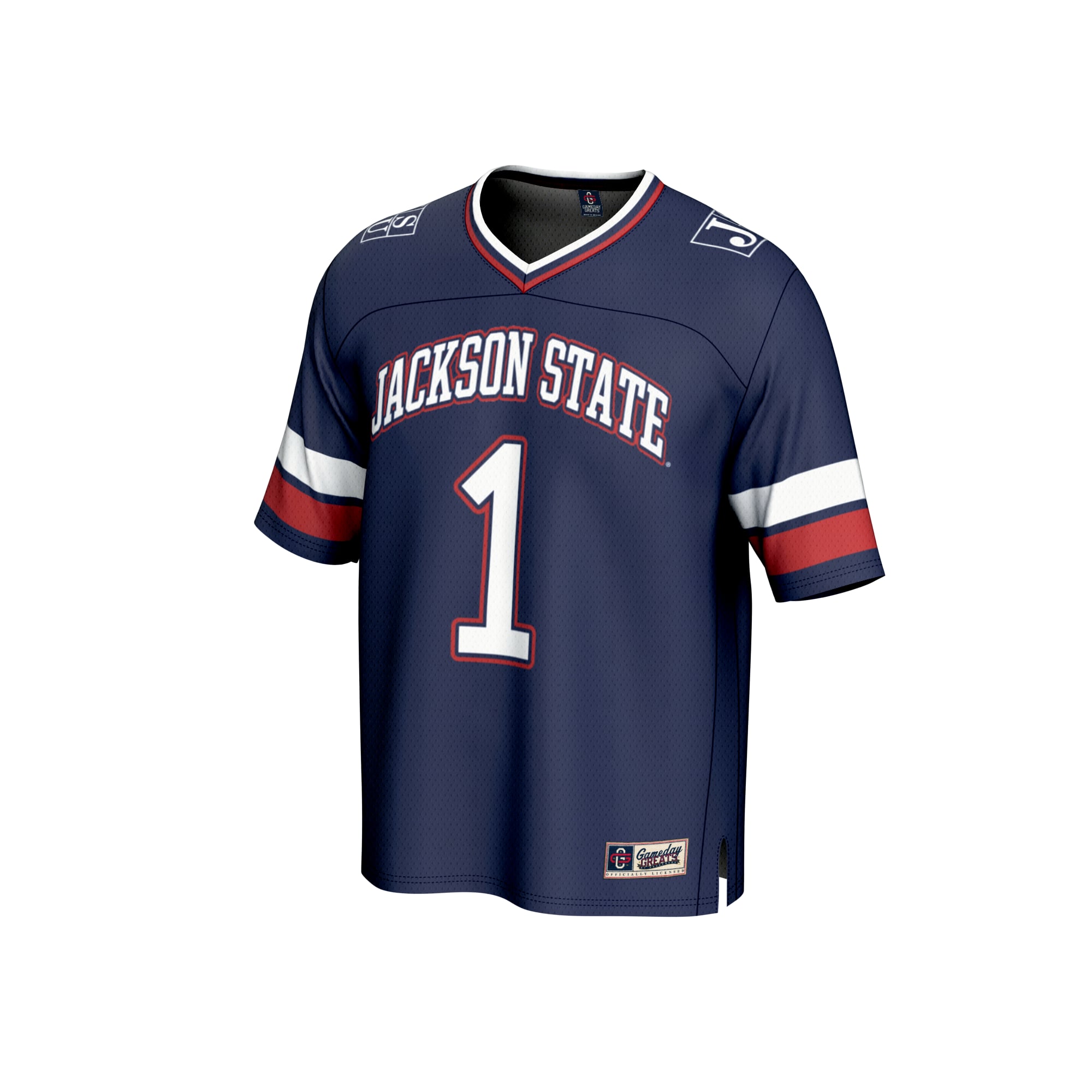Unisex #1 Royal Jackson State Tigers Collegiate Football Fashion Jersey