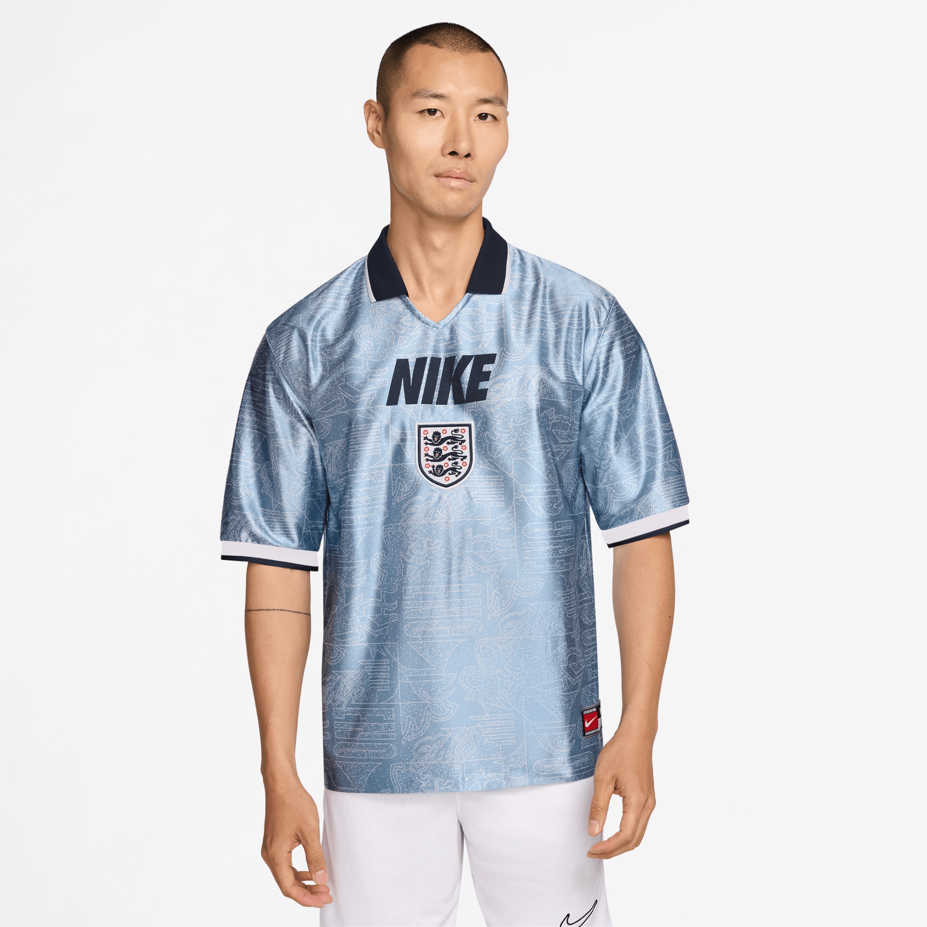 [SJH] England National Team Dri-FIT Energy Lifestyle Jersey - Blue