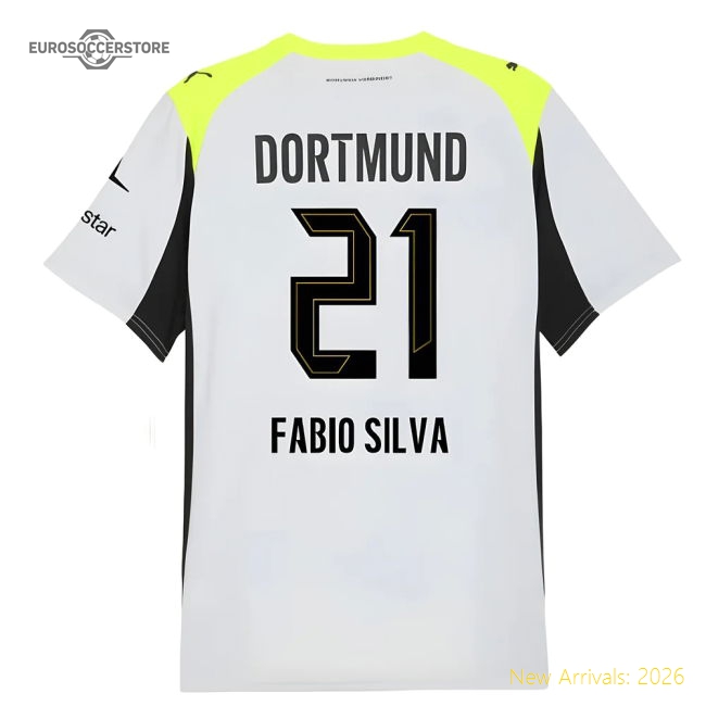 Borussia Dortmund 2025 Away Jersey Shirt Football Fan Football Fan For Football Game Day Match Day Essential