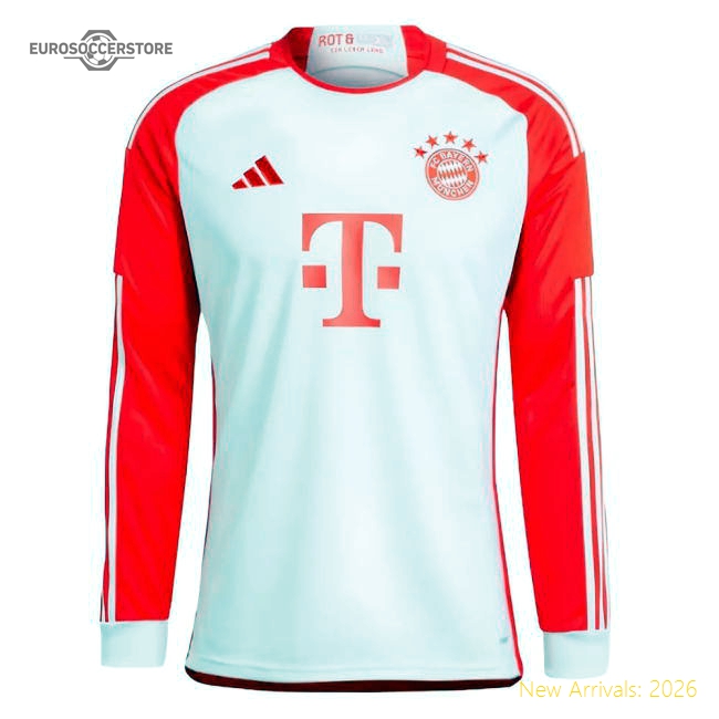 Performance 2023-2024 Bayern Munich Long Sleeve Home Shirt (Kids)