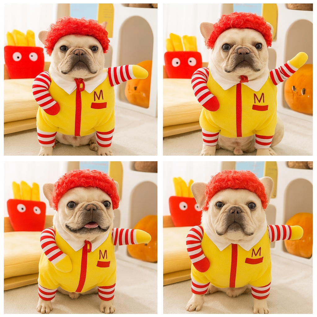 Costume – Funny Fast Food Dog Outfit For Frenchie Pups | Durable Build