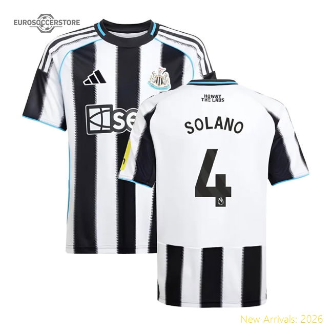Authentic 2025-2026 Newcastle Home Shirt (kids) (solano 4) - Premium