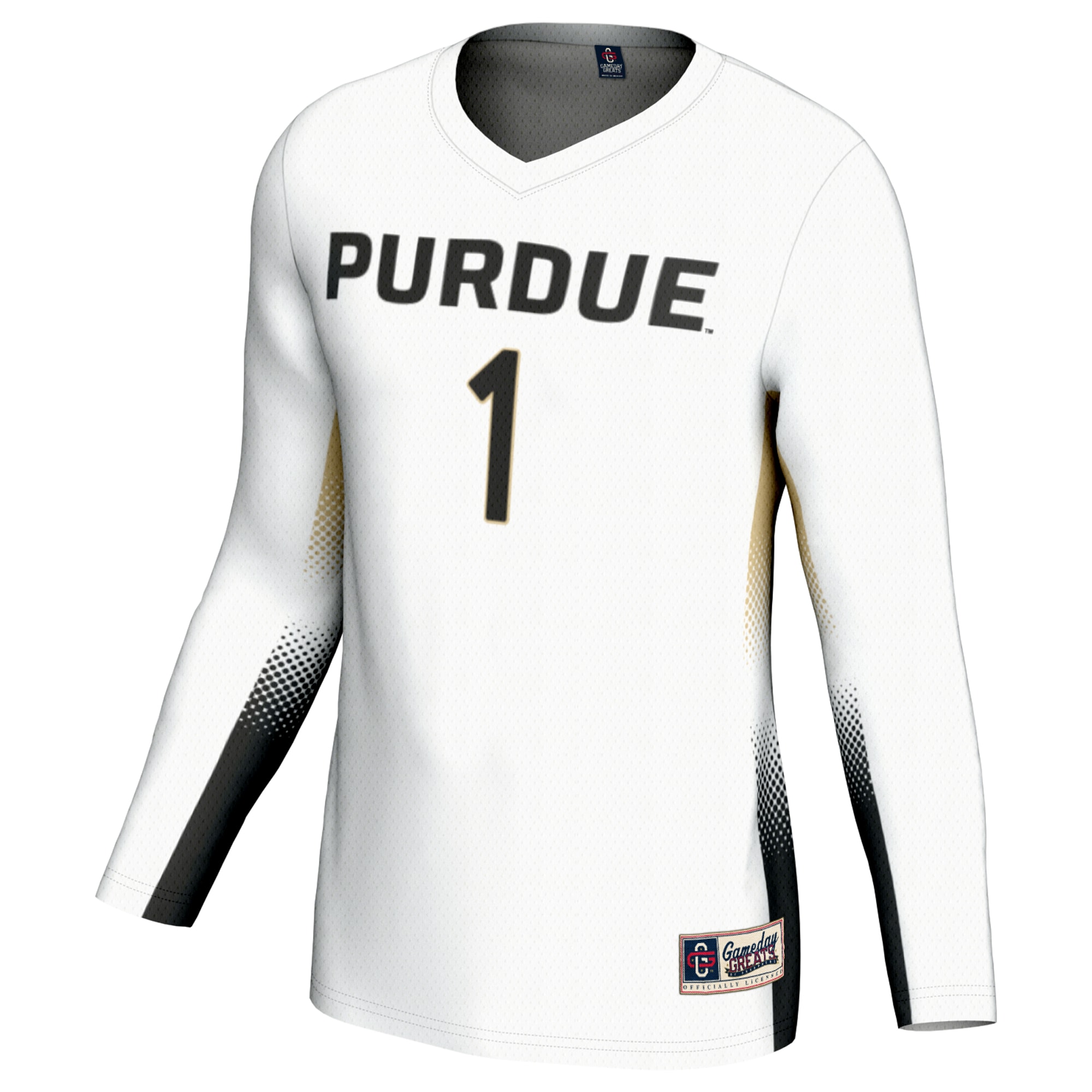 [DDG] Purdue Boilermakers GameDay Greats Unisex Lightweight Volleyball Jersey - White