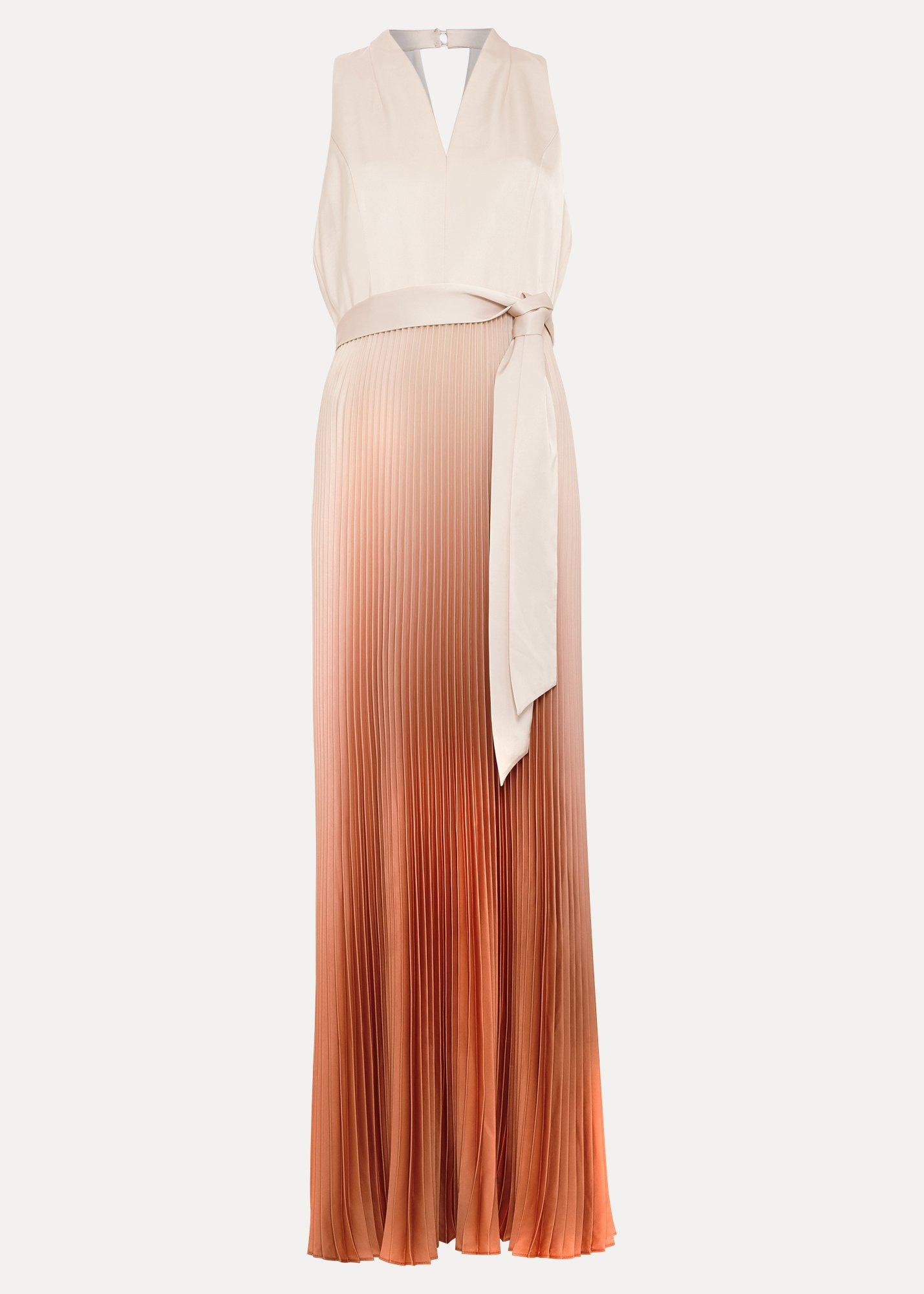Sloane Orange Cross Front Midaxi Dress