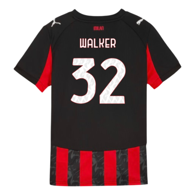 Pro Series Faithful Acm Ac Milan Home Shirt Kids Walker #32 New Re...