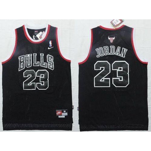Black Jordan Chicago Bulls #23 Clippers Jersey - Quick-Dry NBA Fan Apparel