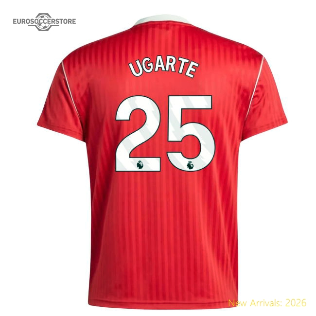 Match-ready Manchester United Ugarte Shirt Jersey Performance Fabric