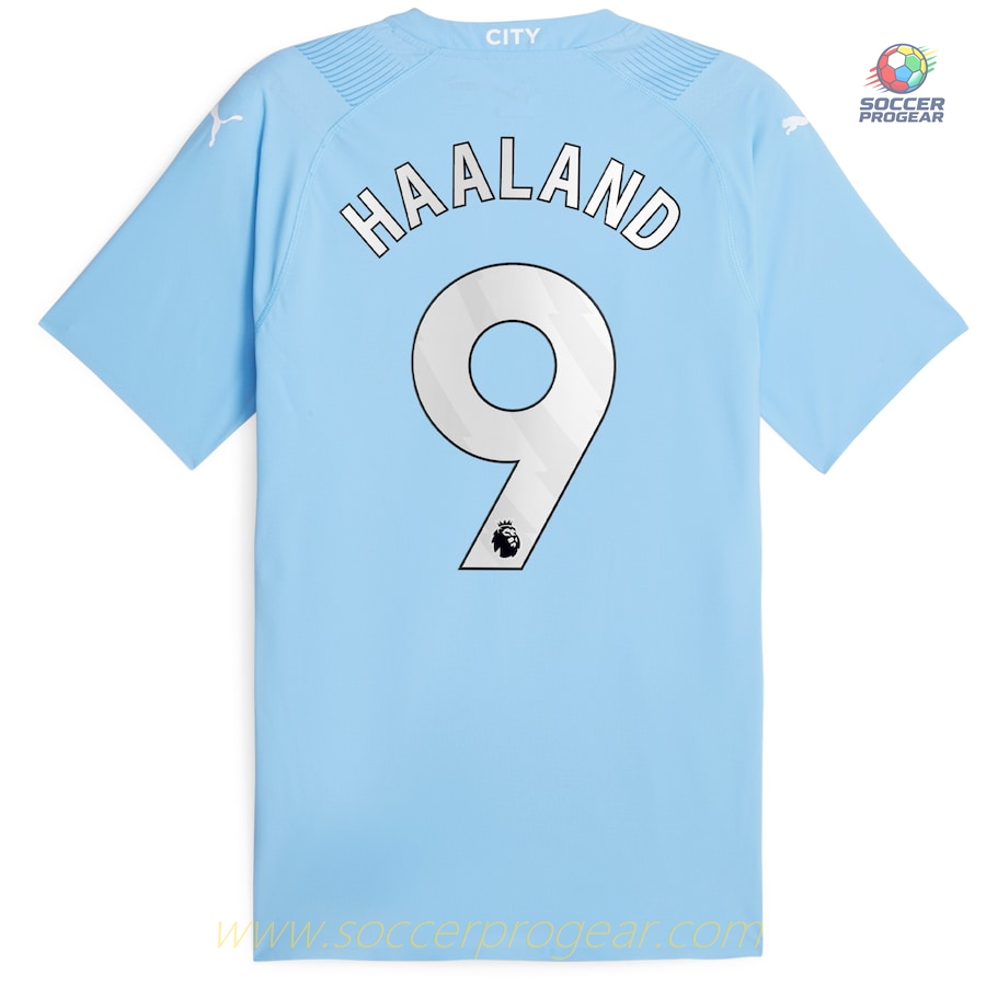 MANCHESTER CITY HOME 2023 2024 E.HAALAND KIDS KIT JERSEY
