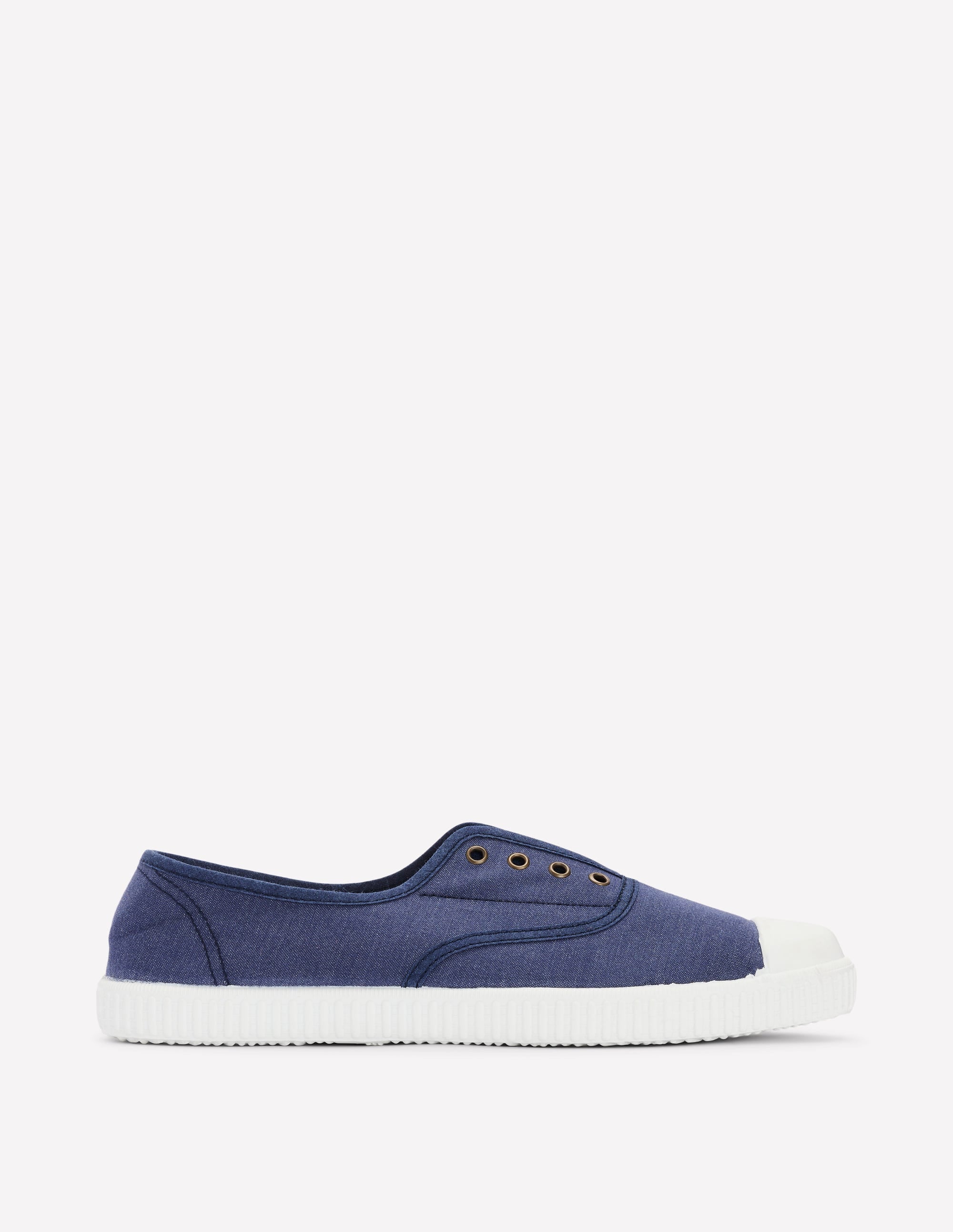Laceless Canvas Plimsoll