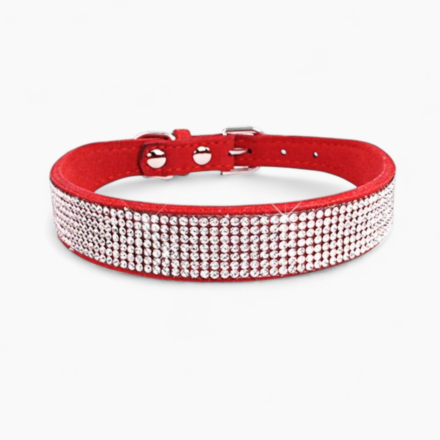 French Bulldog专属 Sparkleruff Frenchie Rhinestone Collar – Soft Crysta...