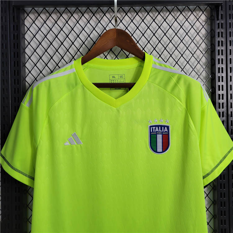Genuine Genuine Breathable 2023 Italy Goalkeeper Jersey