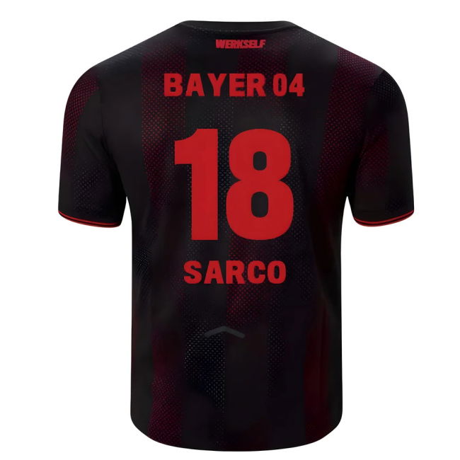 Genuine 2025-2026 Bayer Leverkusen German Home Kit