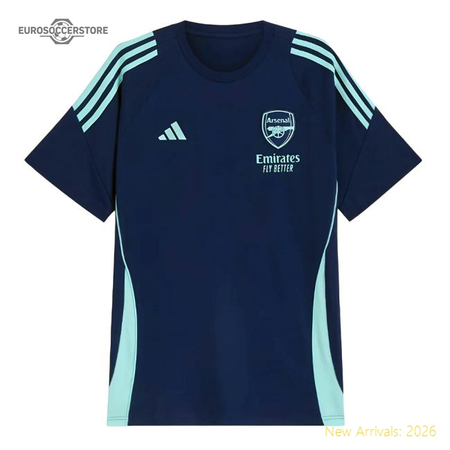 Official 2024-2025 Arsenal Training Tee (night Sky) (calafiori 33)