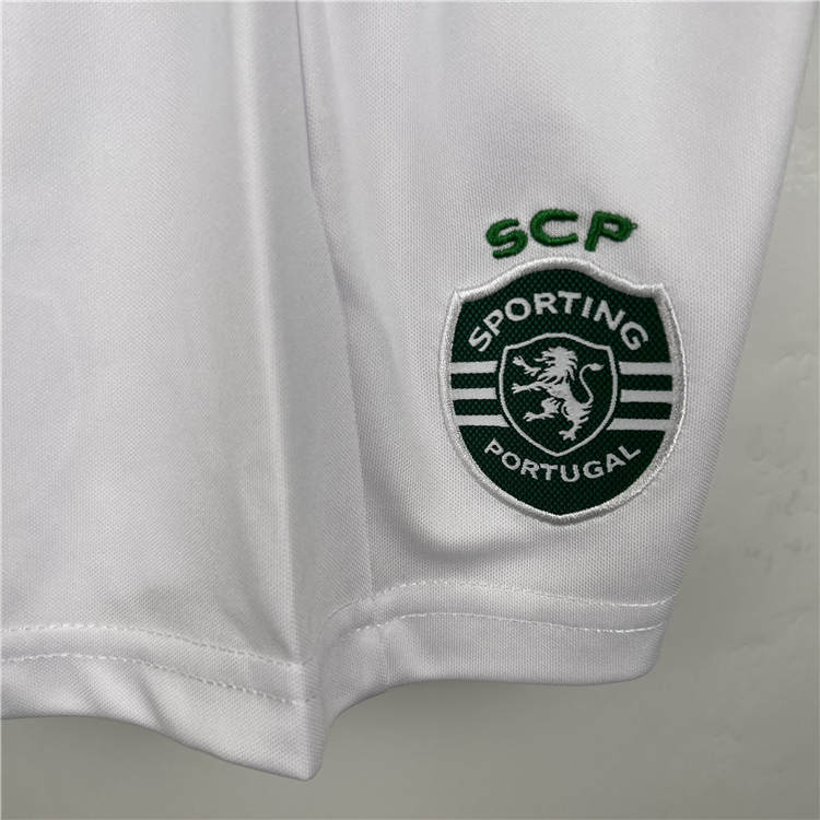 Breathable Sporting CP Kids Sporting Lisbon 2324 Away Football Kit