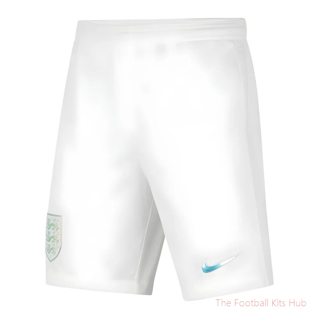 2022 England Home Shorts (White) - Kids