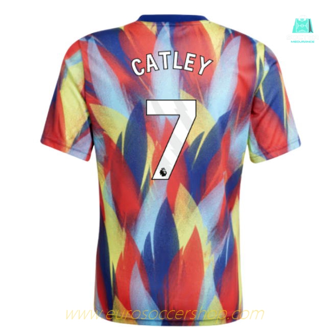 2025-2026 Arsenal Pre-Match Shirt (Victory Blue) - Kids (Catley 7)