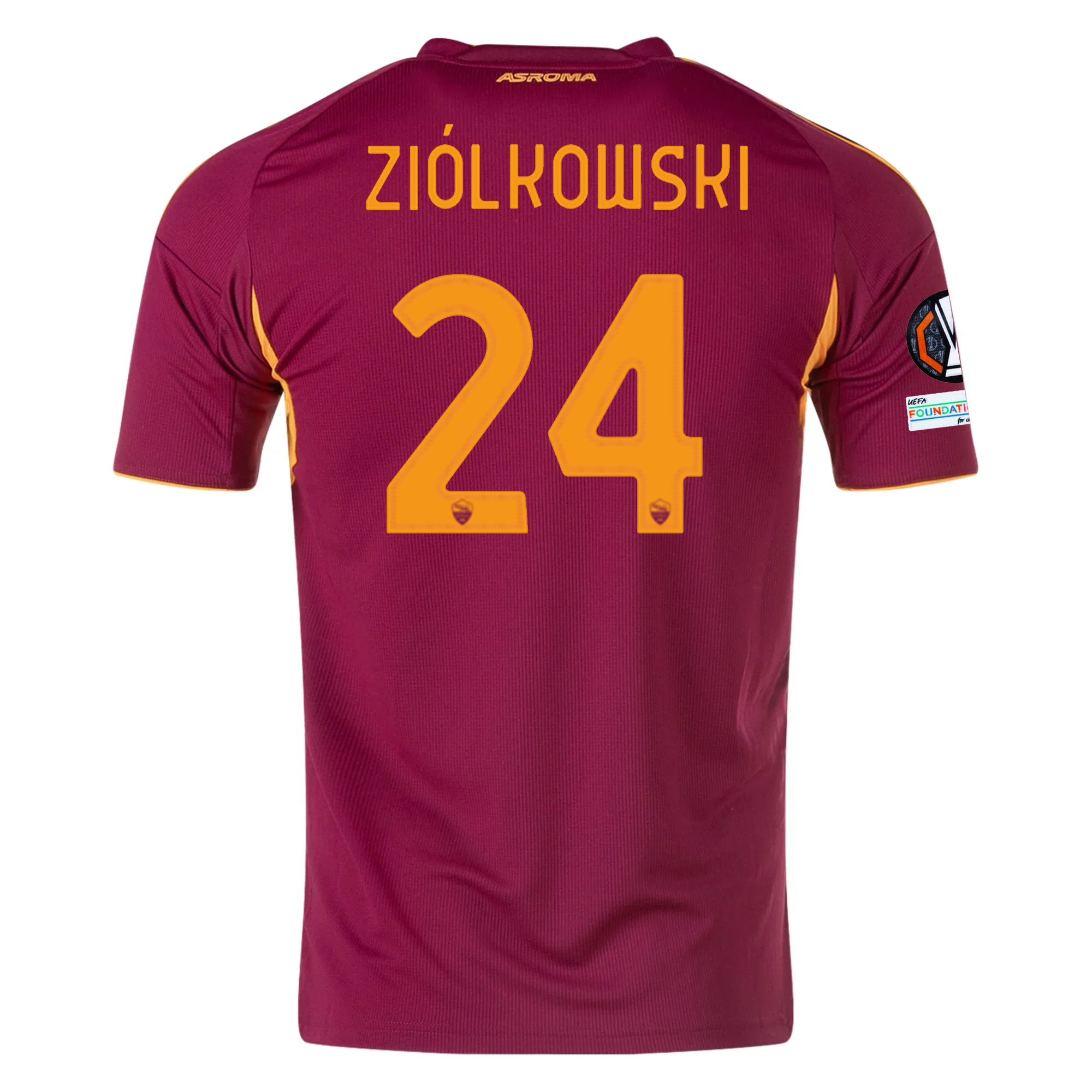 AS Roma Roma Jan 2025-2026 UEL Home Jersey – Authentic Shirt