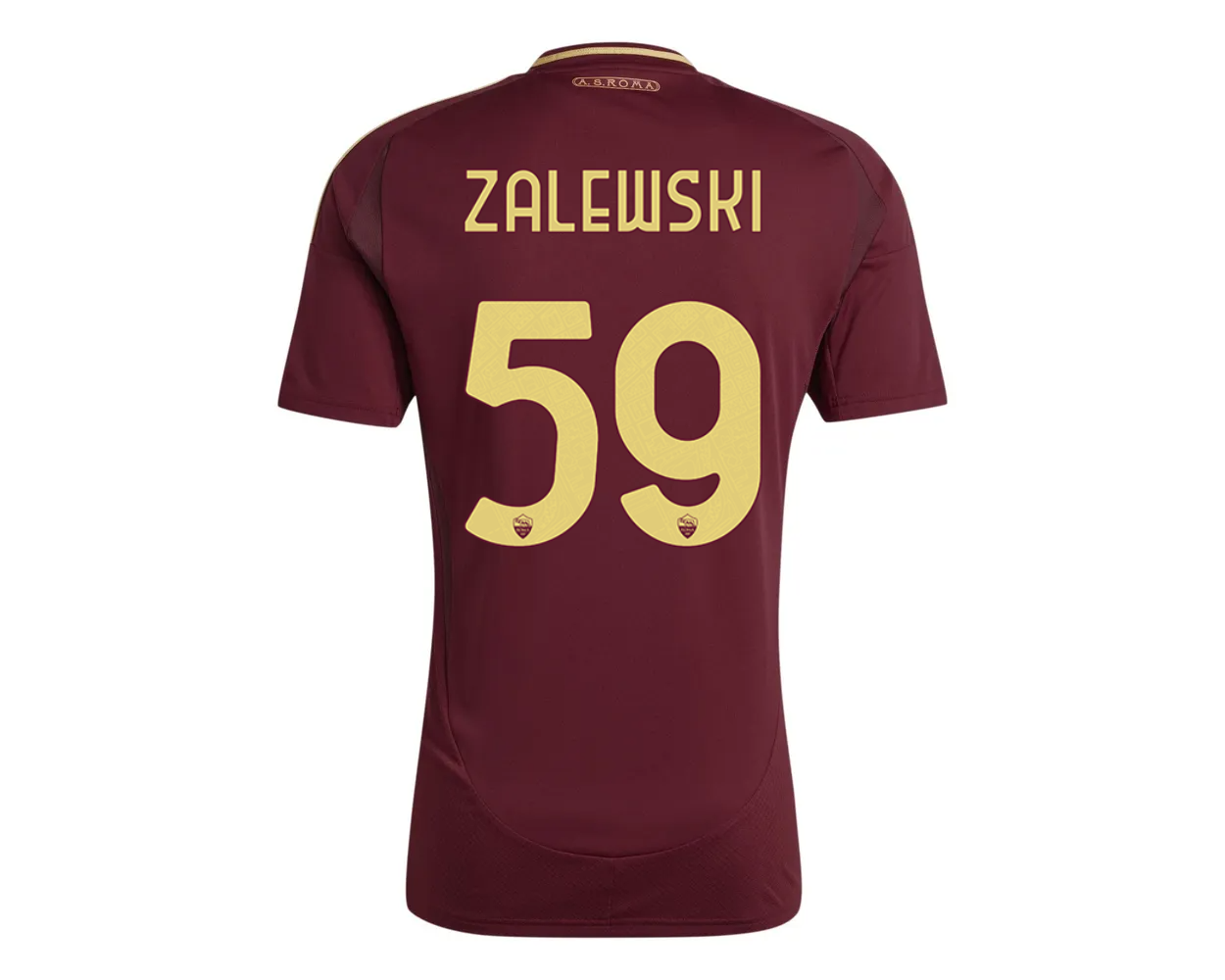AS Roma 24-25 Home Jersey for ZALEWSKI with Number 59