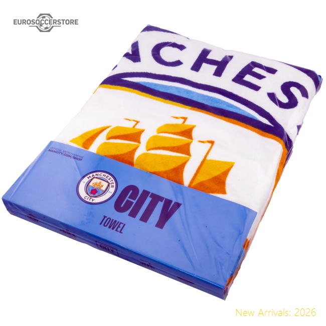Authentic Manchester City Fc Pulse Towel - Premium Quality Football