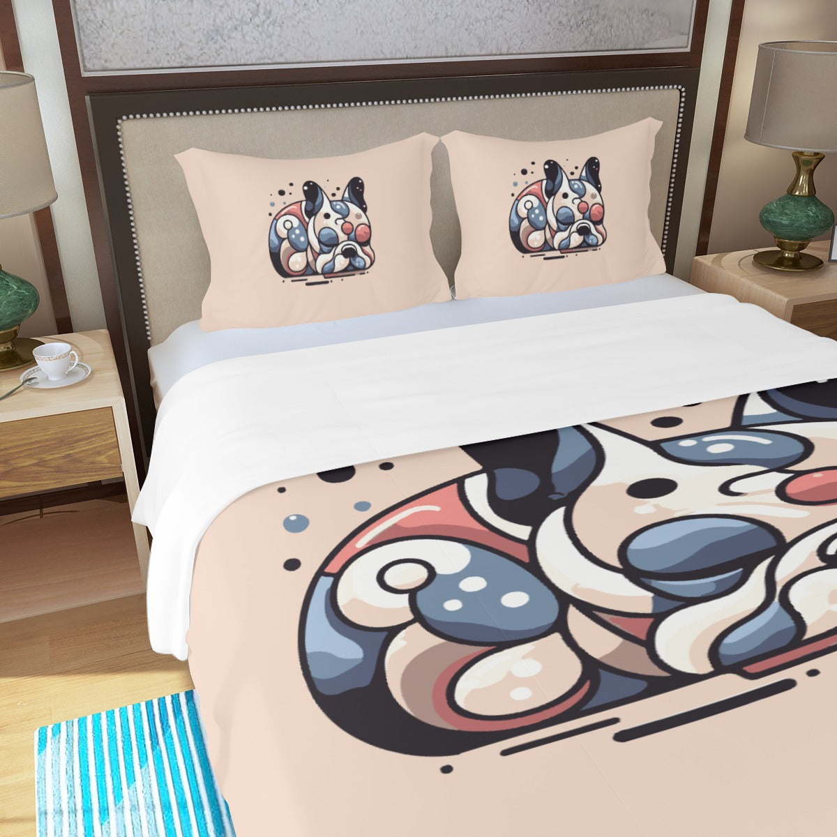 Claud- - Safe Bedding Set For Frenchie Pups | Breed-optimized