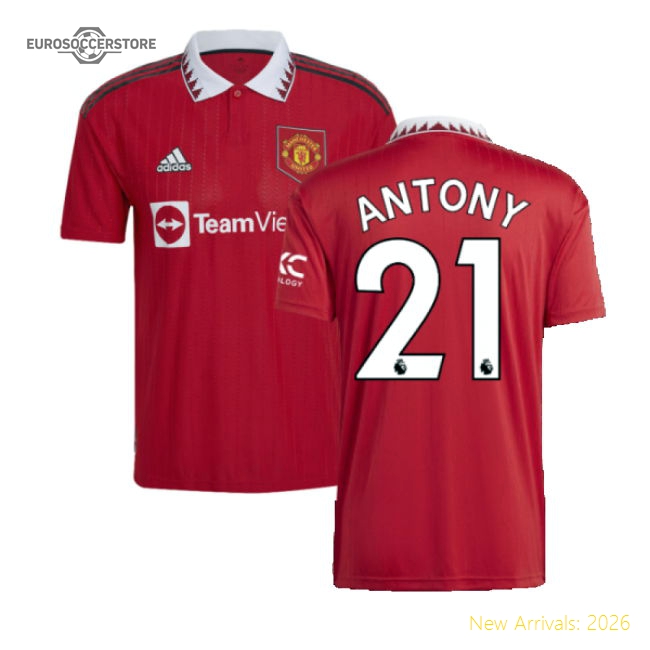Luxury 2022-2023 Man Utd Home Shirt (antony 21) - Economical