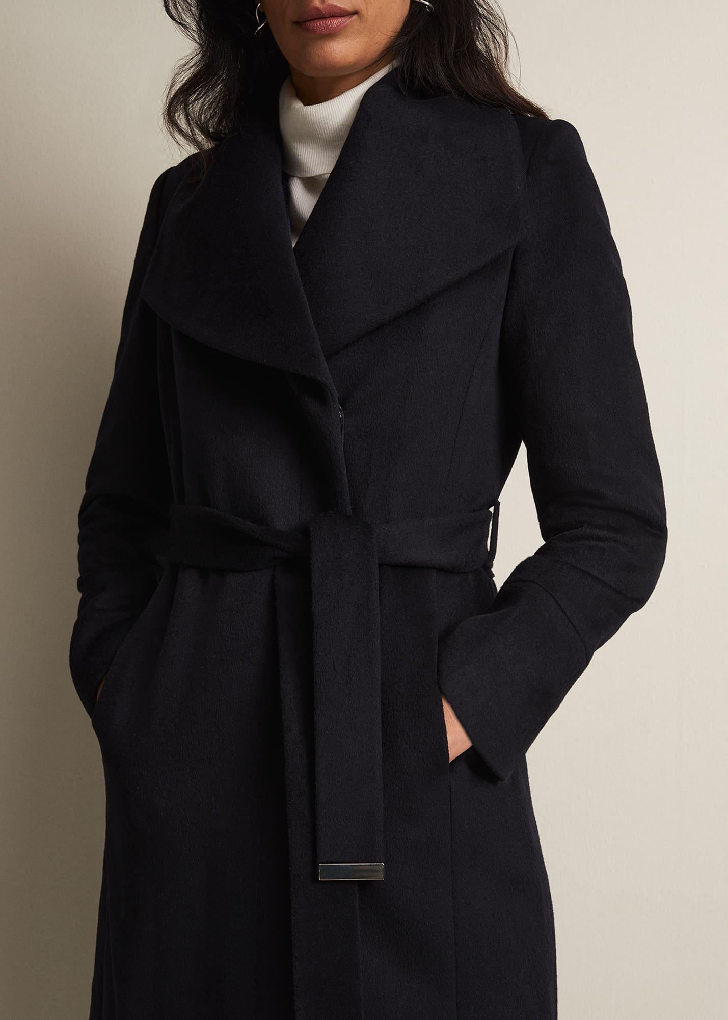 Nicci Belted Wool Coat