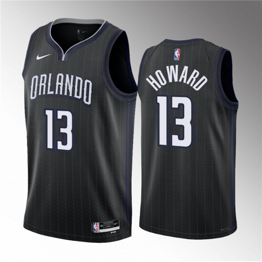 Fan Favorite Premium Men's ORL #13 Jett Black Basketball Jersey