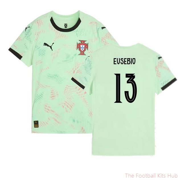 2025-2026 Portugal Womens Team Away Shirt (Ladies) (Eusebio 13)
