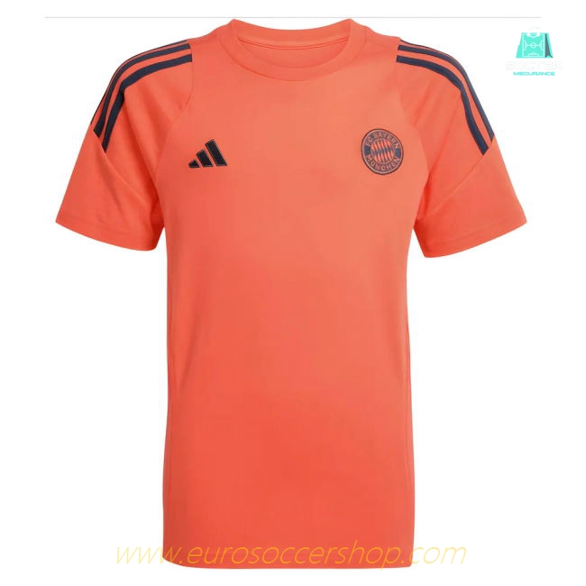 2025-2026 Bayern Munich Training Tee (Easy Coral) - Kids (Lewandowski 9)