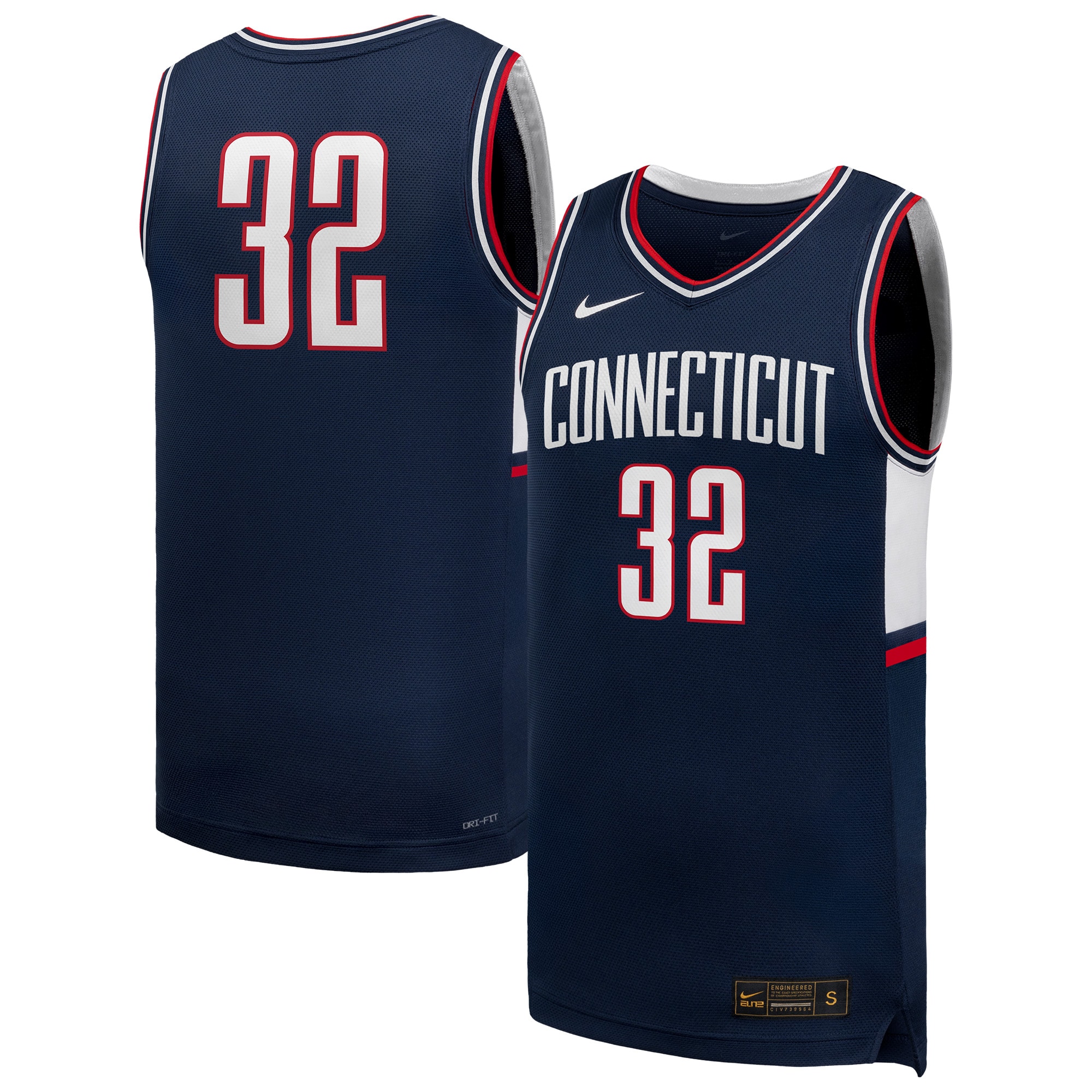 [NJP] UConn Huskies Retro Replica Jersey - Navy