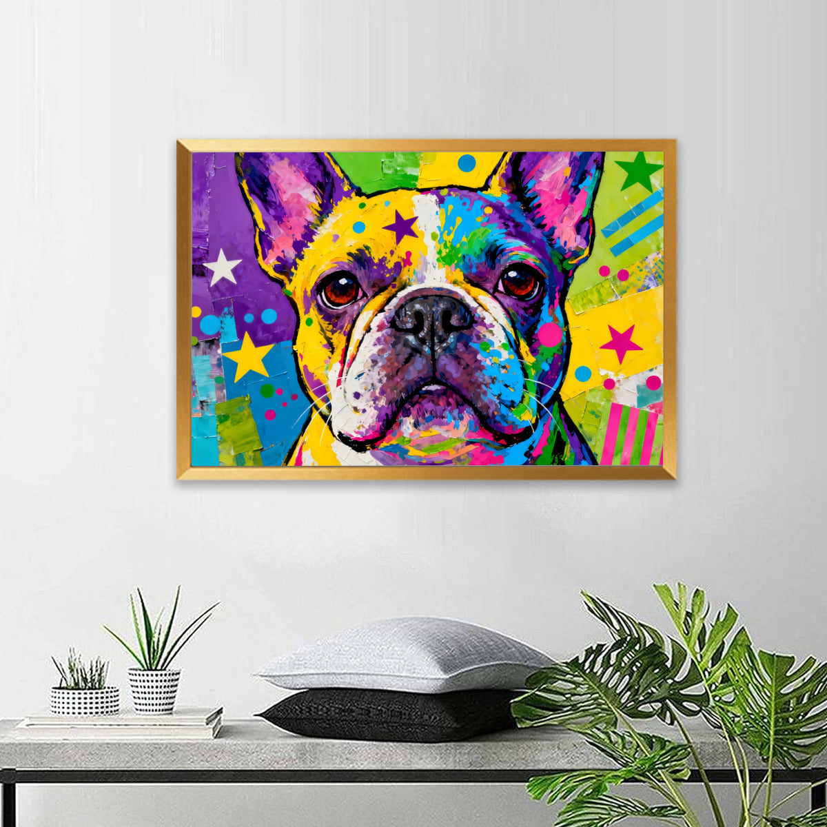 French Bulldog Hulk Framed Poster • Wall Decoration Frenchie Pet Item