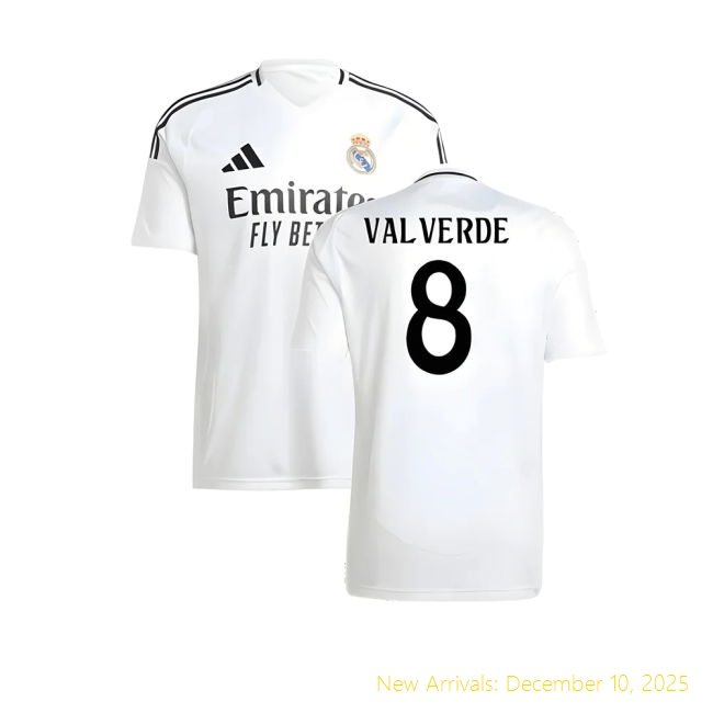 2024-2025 Real Madrid RM Premium Home Shirt (Valverde 8) - Affordable