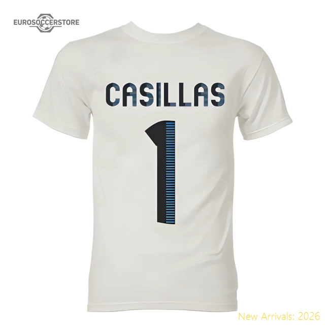 Performance Iker Casillas Real Madrid Hero T-Shirt (White)