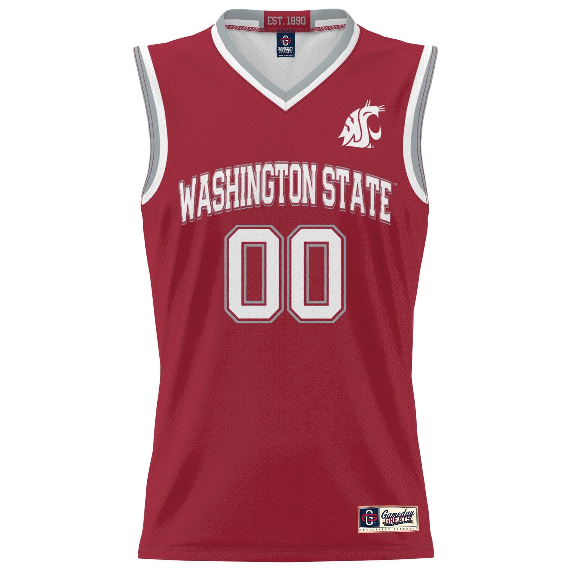 [DDG] Washington State Cougars GameDay Greats NIL Pick-A-Player Men's Basketball Jersey - Crimson