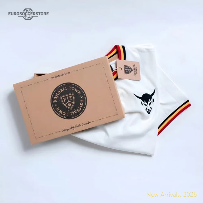 Vintage Belgium Le Diable Away Soccer Kit Stadium Edition Jersey