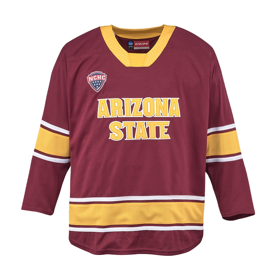[DDG] Arizona State Sun Devils CCM Replica Hockey Jersey - Maroon
