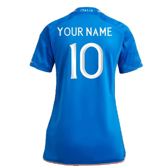 2023-2024 Italy Home Shirt (Ladies) (Your Name) Quality