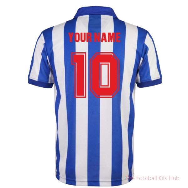Sheffield Wednesday -83 Bukta Kids Soccer 1982 Shirt (Kids) (Your Name)