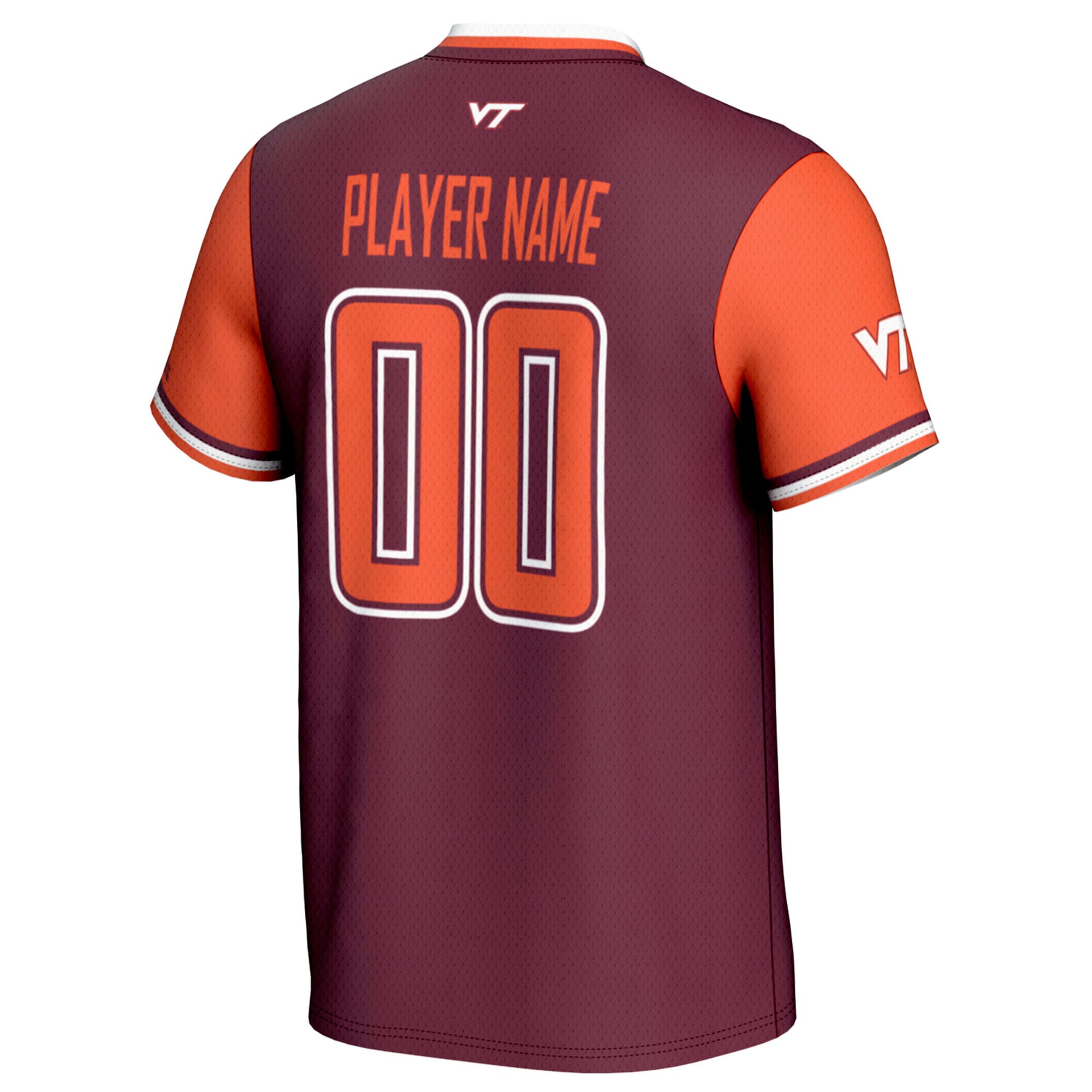 [NJP] Virginia Tech Hokies GameDay Greats Unisex NIL Pick-A-Player Lightweight Softball Jersey - Maroon