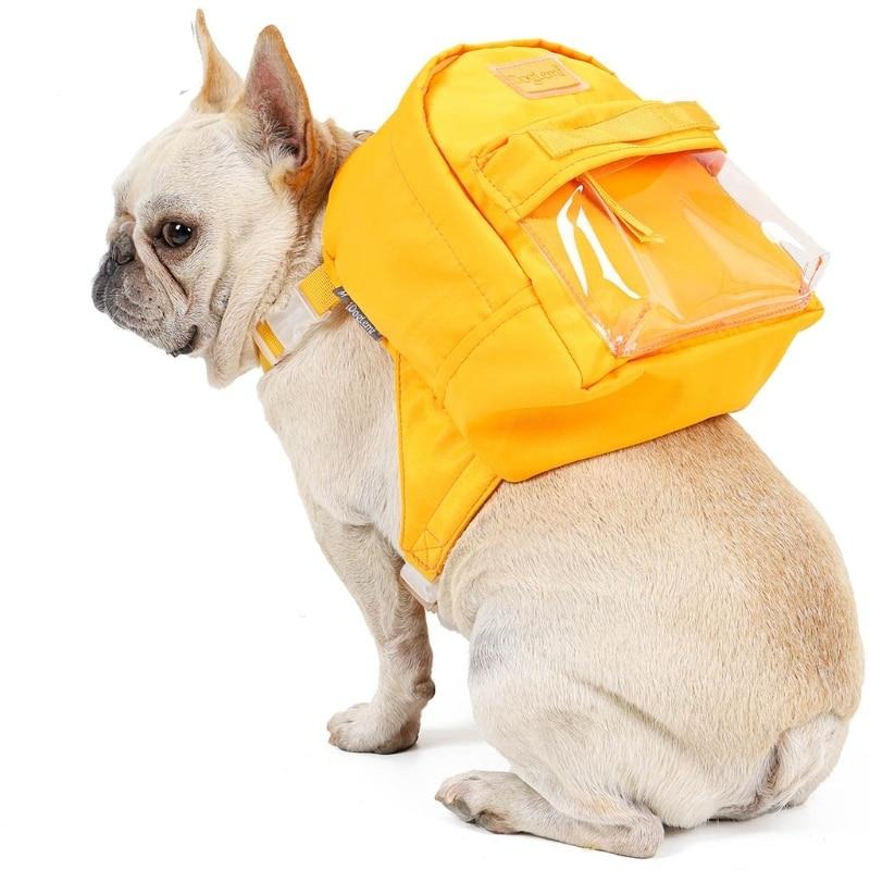 Stylish - Warm Frenchie Self Backpack Ws227 For Frenchie Pups
