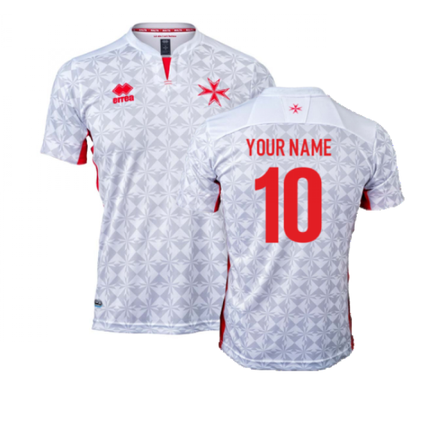 2022-2023 Malta Away Shirt (Your Name) Quality Official