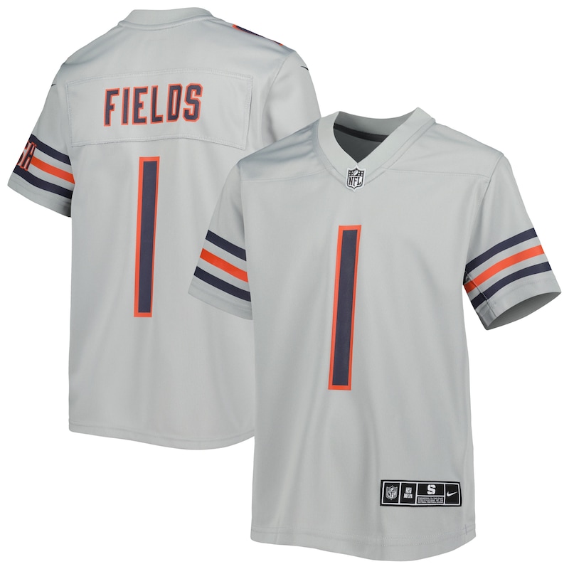 None Justin Fields Chicago Bears Bold Authentic Jersey Game Day Wear