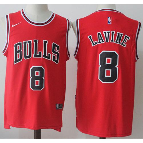 Red TOR Chicago Bulls #8 Nike Game-Used Style Jersey Premium Quality